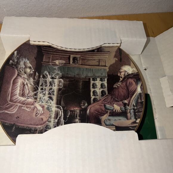 Department 56 Other - Dept 56 Dickens A Christmas Carol Collectors Plate Marley's Ghost Appears 1993
